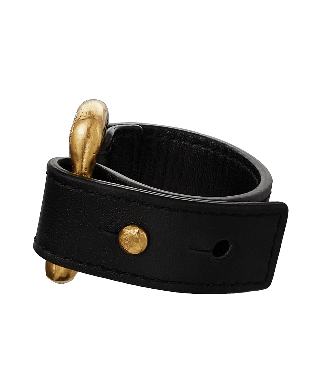 Alighieri Link of Wanderlust manchette cuir noir S/M