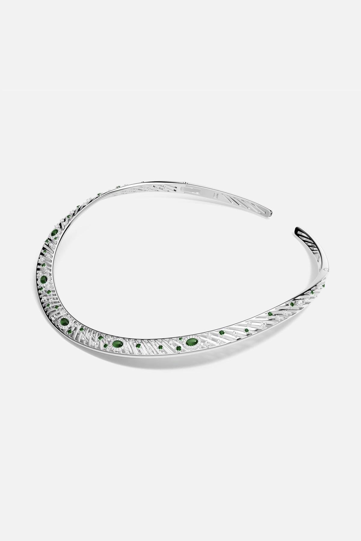 APM Monaco Automne Les Éventails collier choker vert