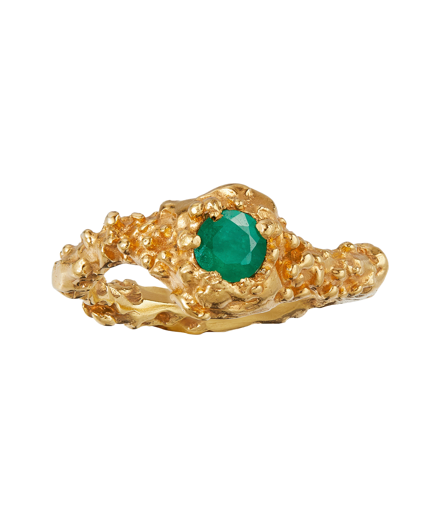 Alighieri Emerald Spark bague émeraude or J M P