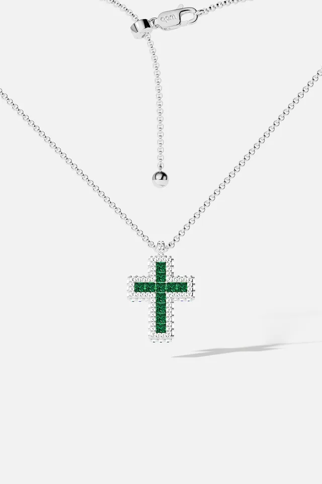APM Monaco Festival Monaco collier argenté vert réglable