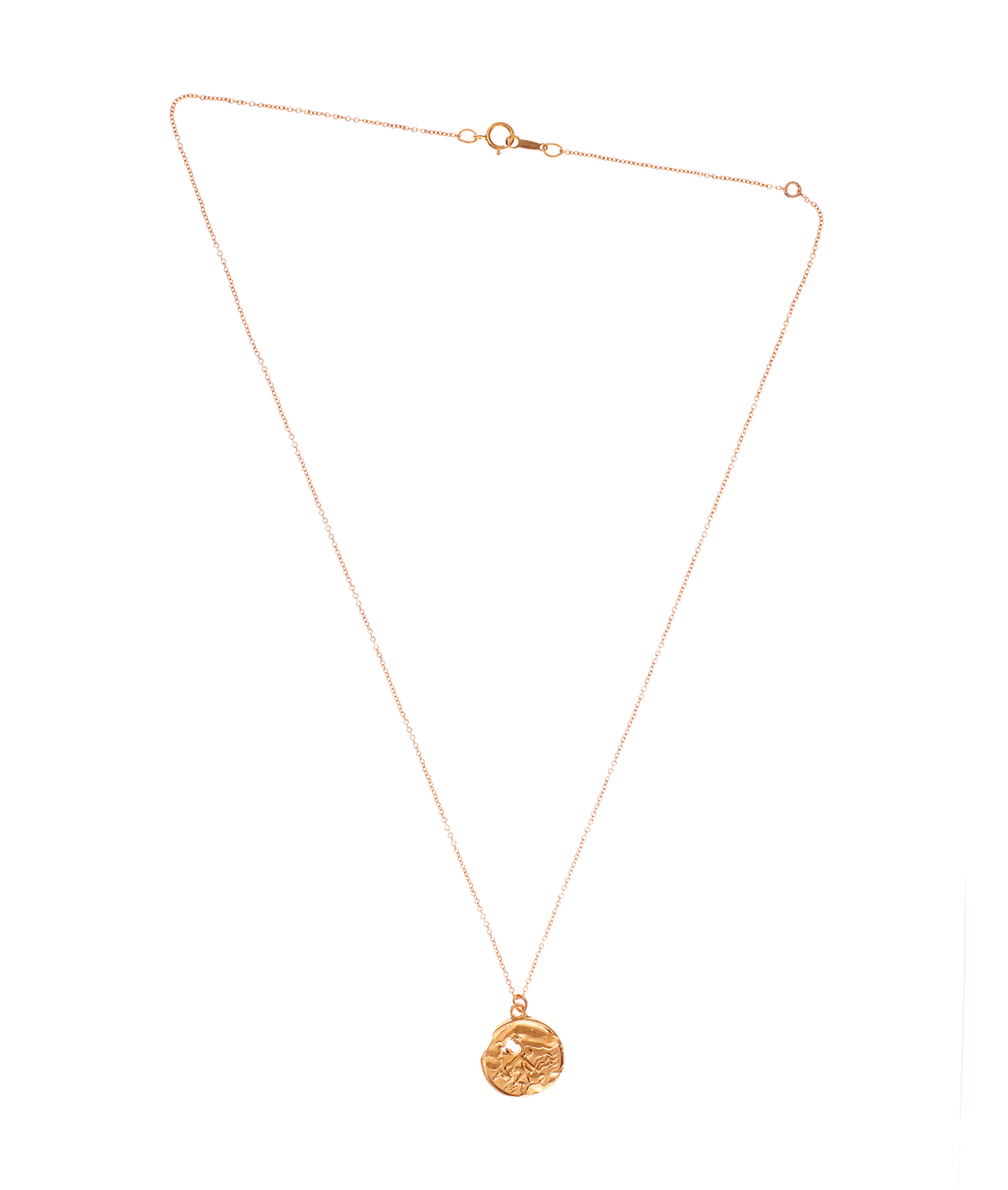 Alighieri Aquarius Medallion collier or verseau