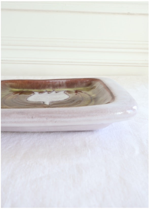 Frères Cloutier Fleur vide-poche céramique 21 cm