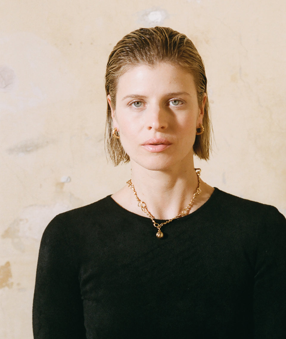 Alighieri Ball of Curiosity choker collier boule dorée