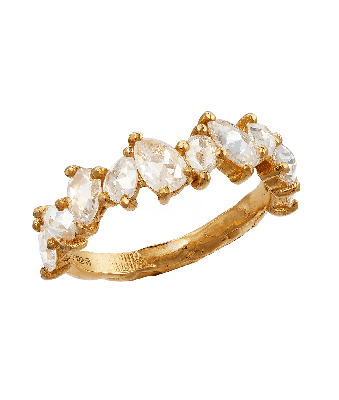 Alighieri Flickers of Love bague or diamants poire