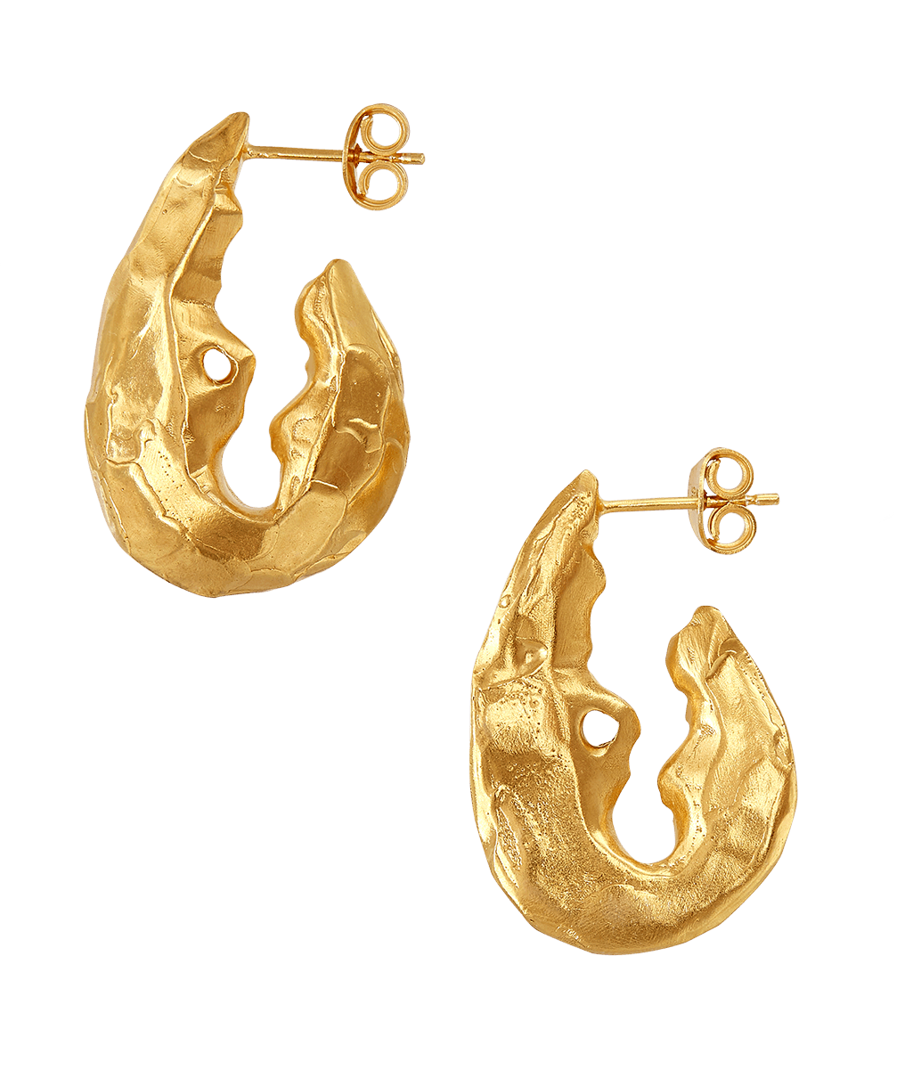 Alighieri Gilded Crustacean créoles dorées crabe