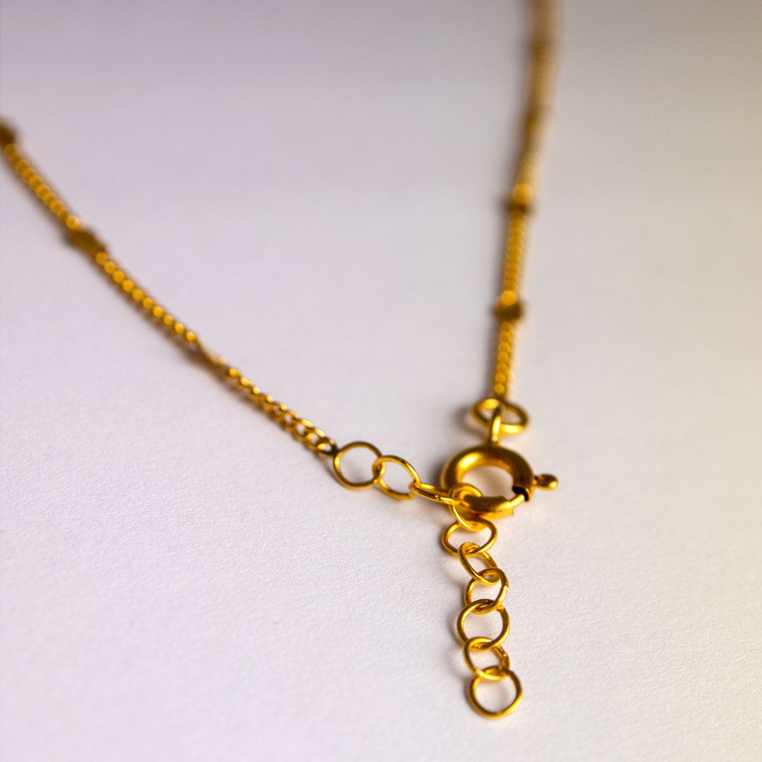Adorabili Bracelet chaîne de cœur laiton or 24 carats Small