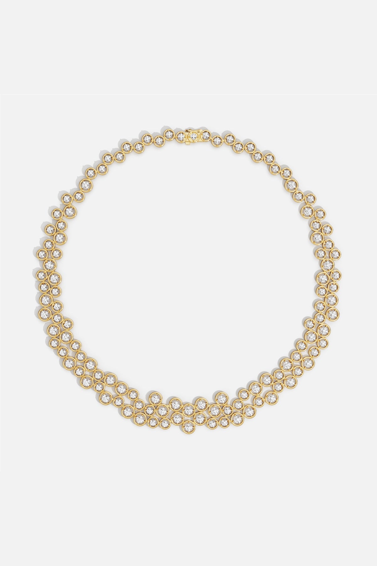 APM Monaco Soleil Bulles d'Eau collier doré 40 cm