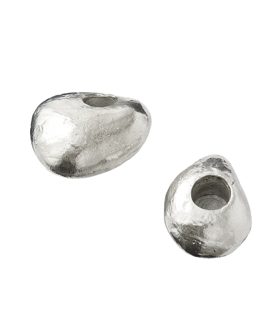 Alighieri Casa Floating Pebble bougeoirs galet avec bougies