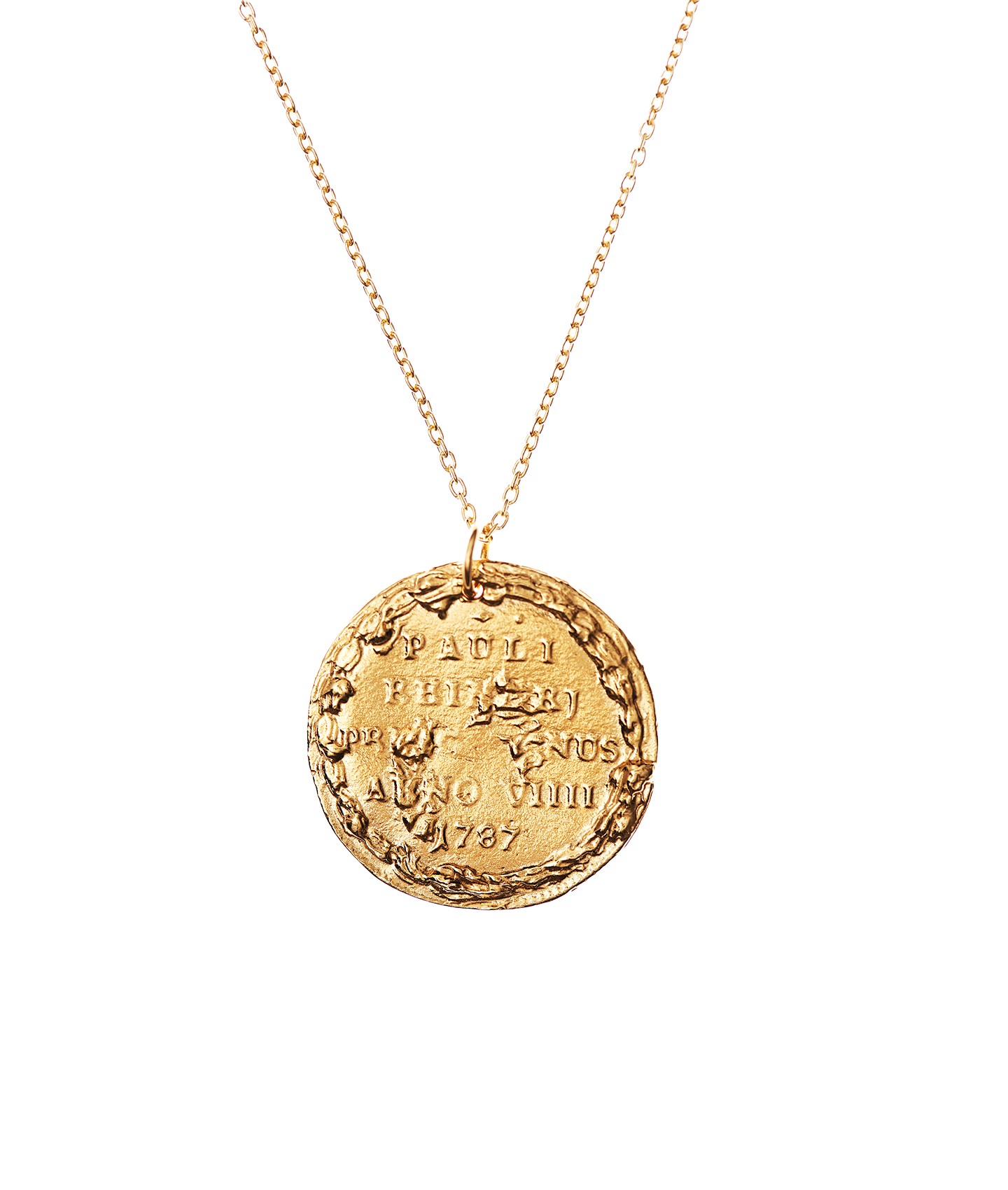 Alighieri Il Leone Medallion collier or massif 9ct