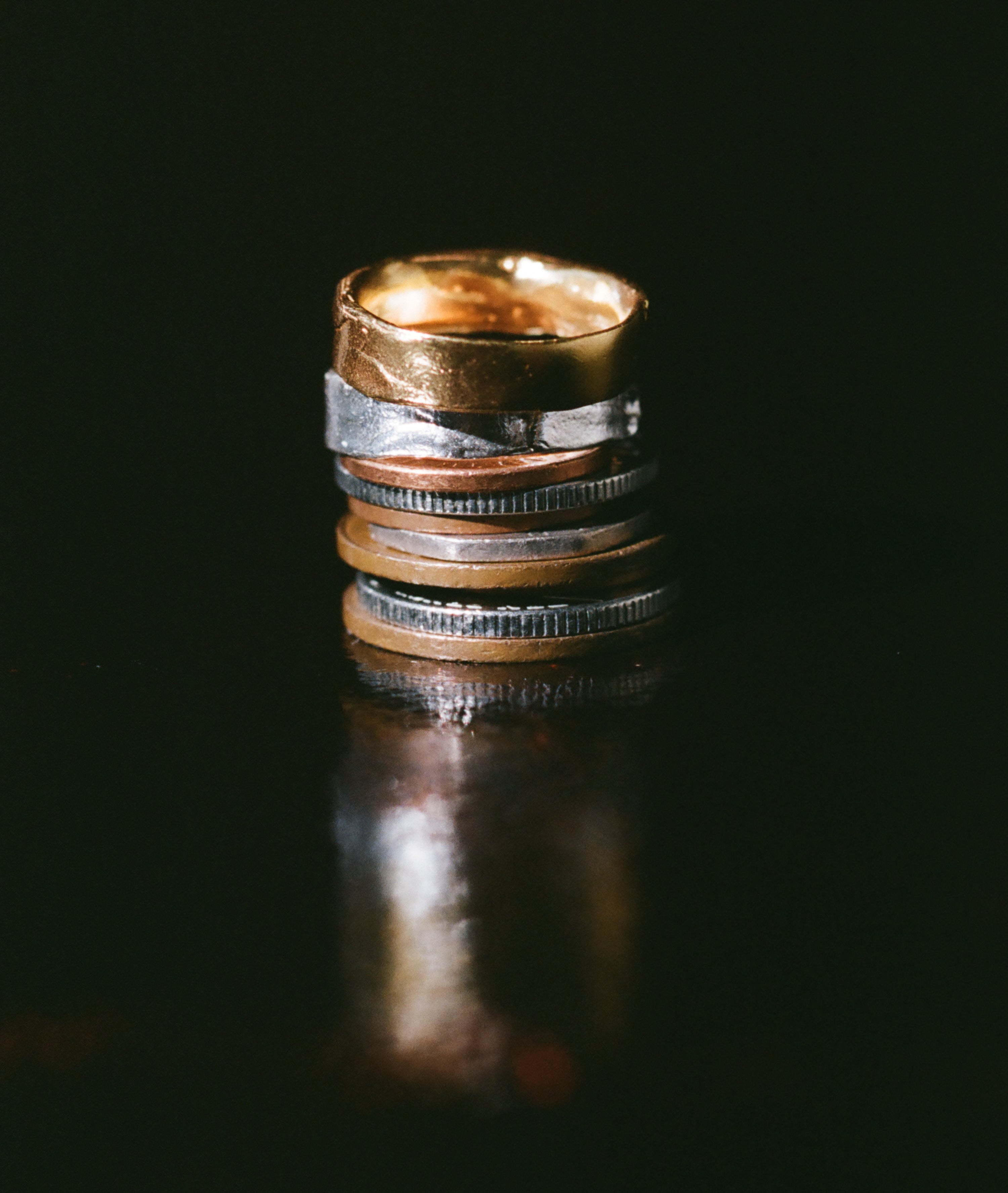 Alighieri The Star Gazer bague or massif taille J-S