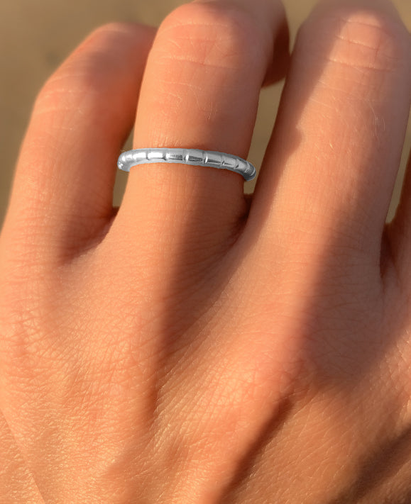 Aimée Aimer Bi Bague Or Blanc Taille 52 2 mm