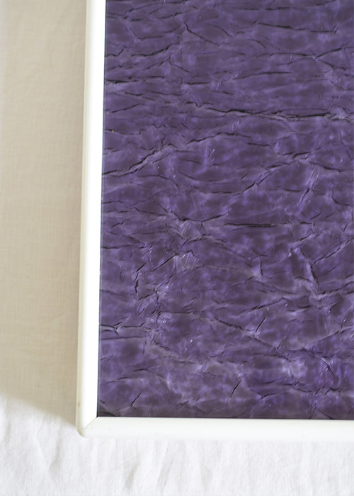 Aimée Aimer plateau résine fractale Dior 60x50 pièce unique