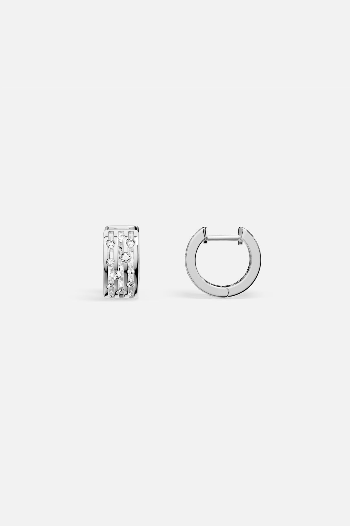 APM Monaco Automne Graphique boucles argent mini