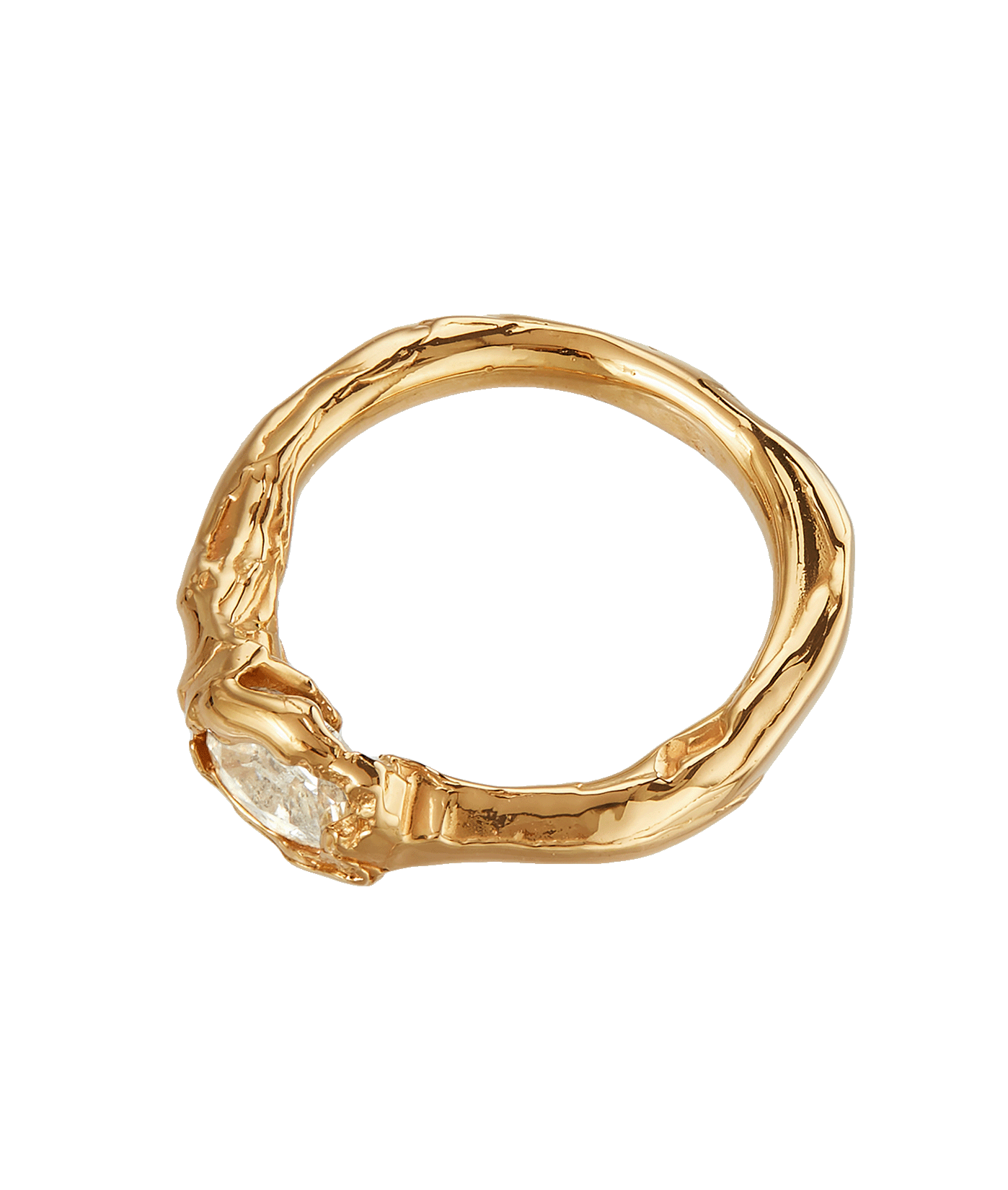 Alighieri Night's Infatuation bague diamant or 9 carats