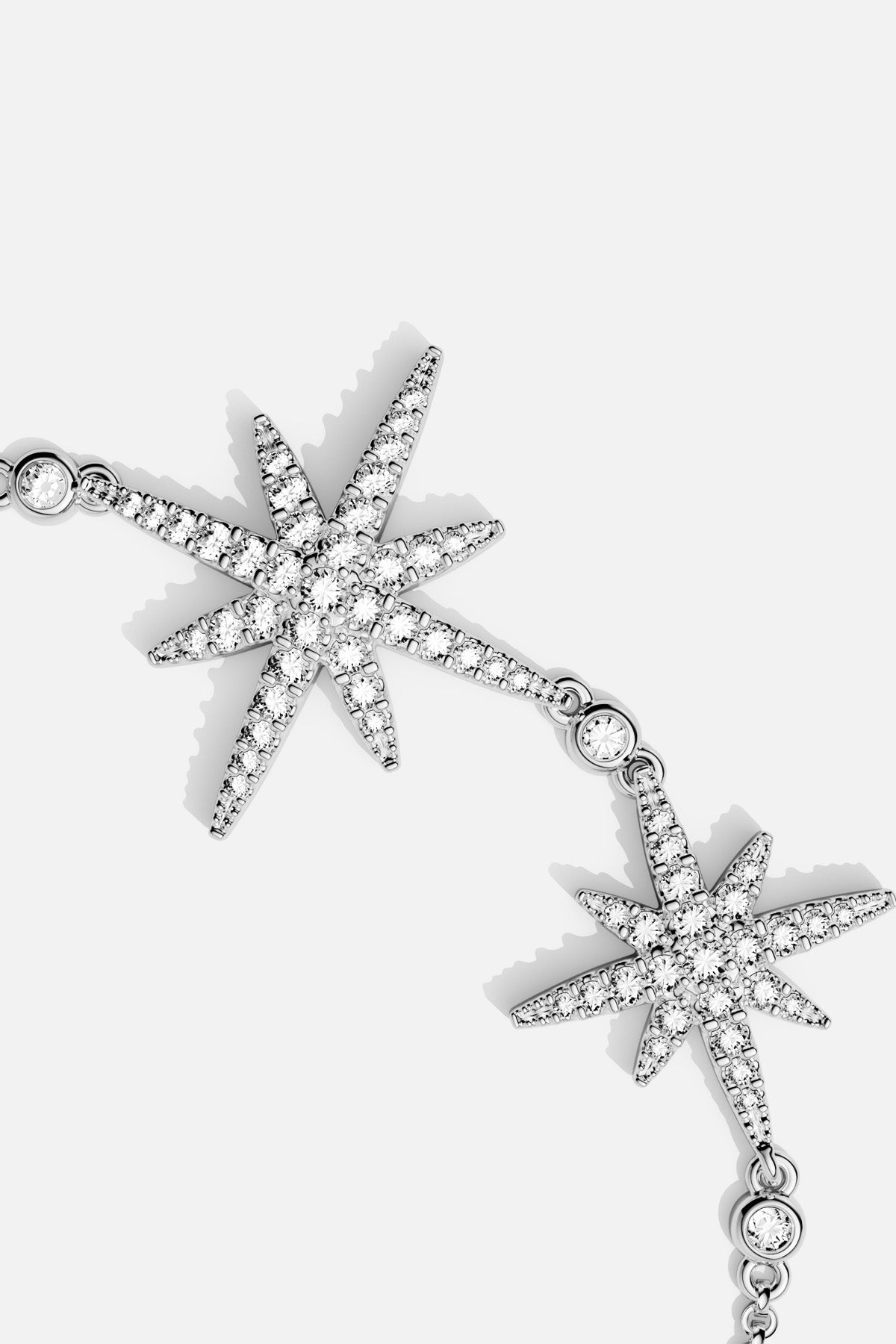 APM Monaco Météorites bracelet étoiles blanc réglable
