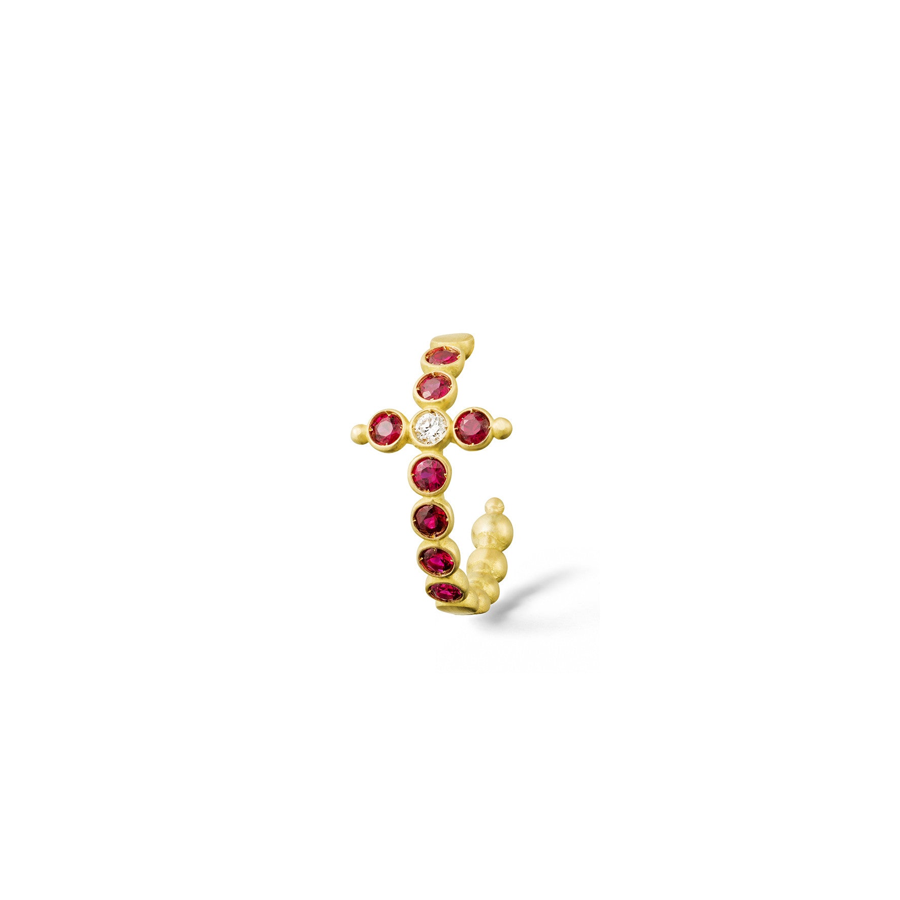 Aimée Aimer Folles Iguazu Créole or jaune rubis diamant unité