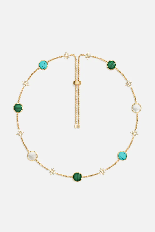 APM Monaco Méditerranée Valentine Collier choker tricolore