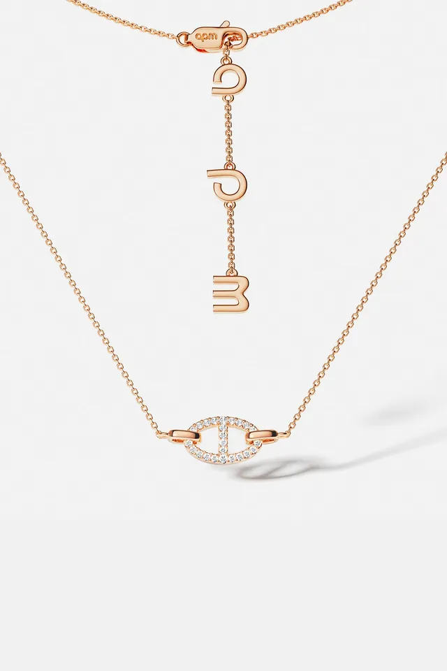 APM Monaco Yacht Club Marine collier or rose 45 cm