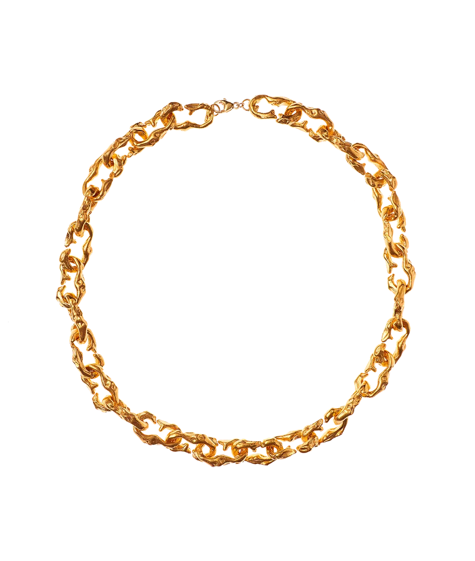 Alighieri Selva Oscura Choker collier ras de cou plaqué or