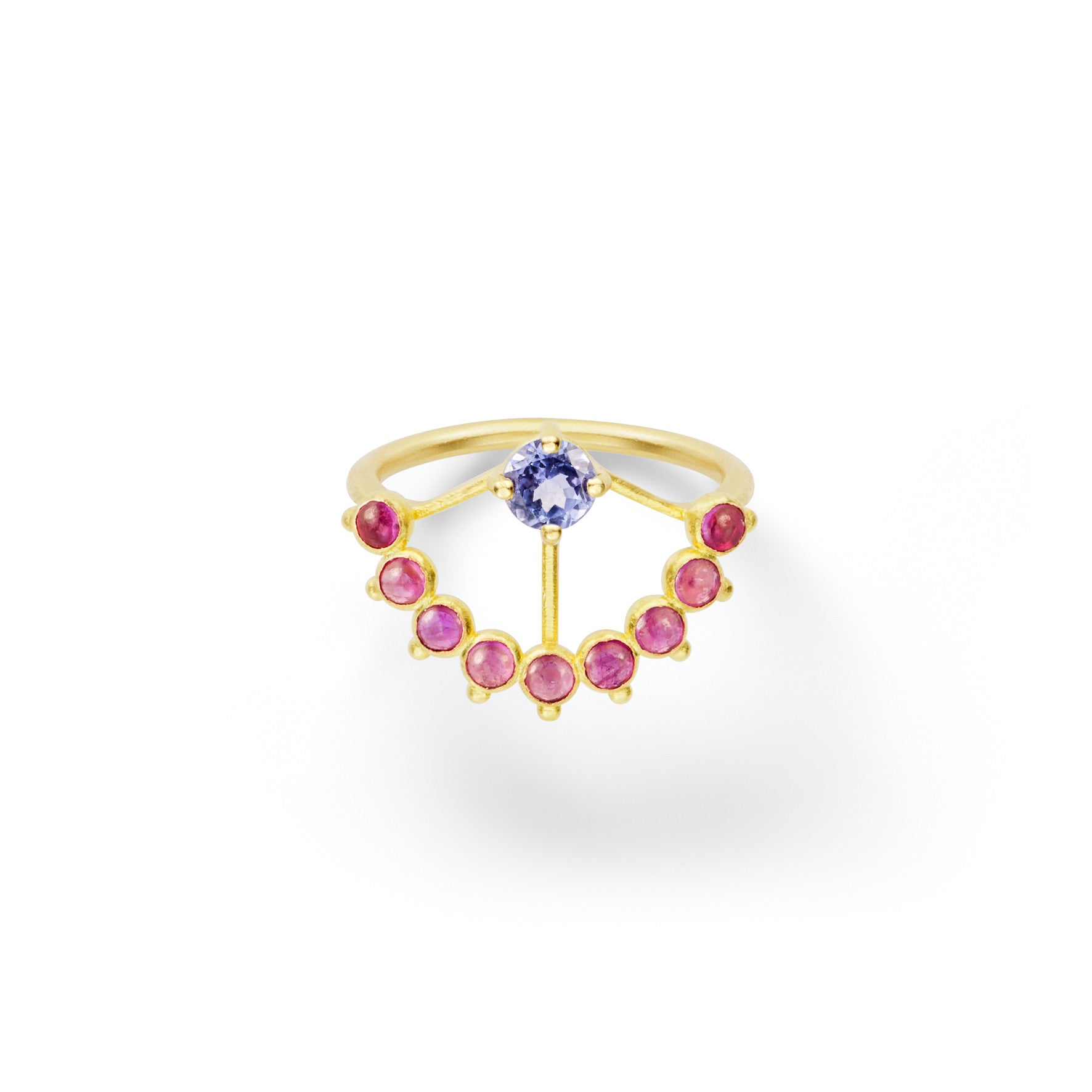 Aimée Aimer Beija-Flor bague or tanzanite taille 52