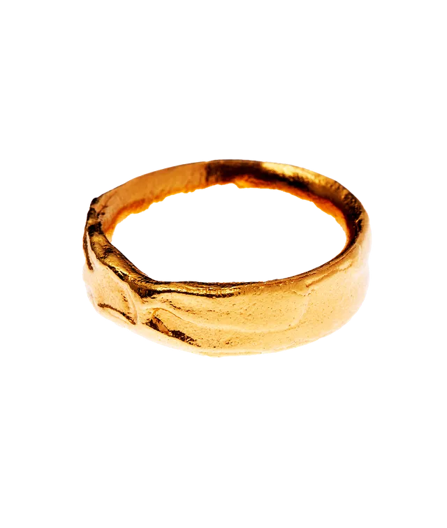 Alighieri The Star Gazer bague anneau plaqué or