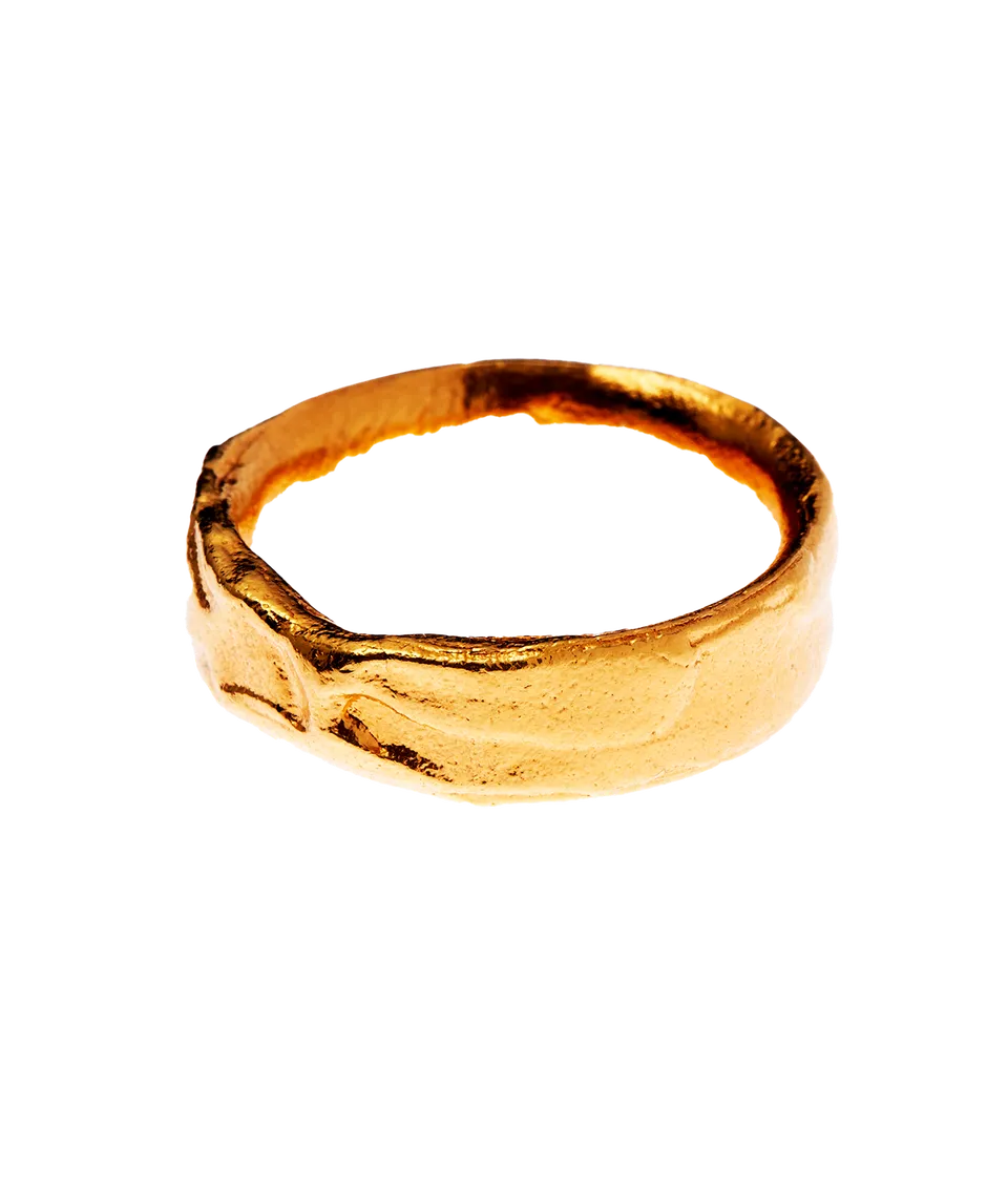 Alighieri The Star Gazer bague anneau plaqué or