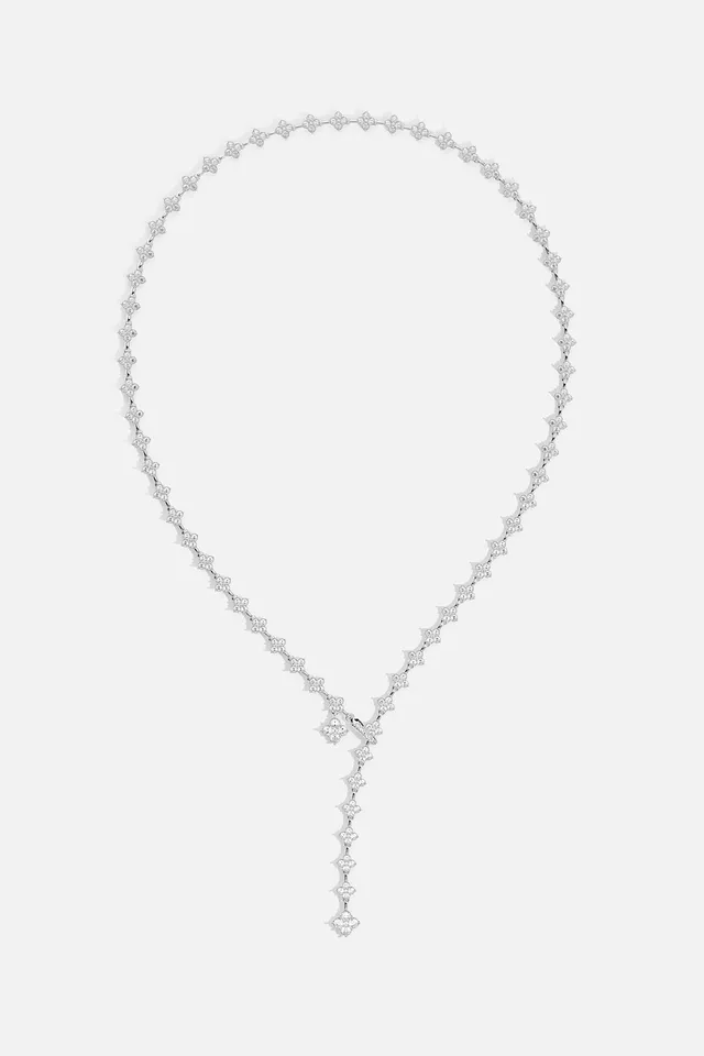 APM Monaco Lumière Éclat collier blanc réglable 38-50 cm