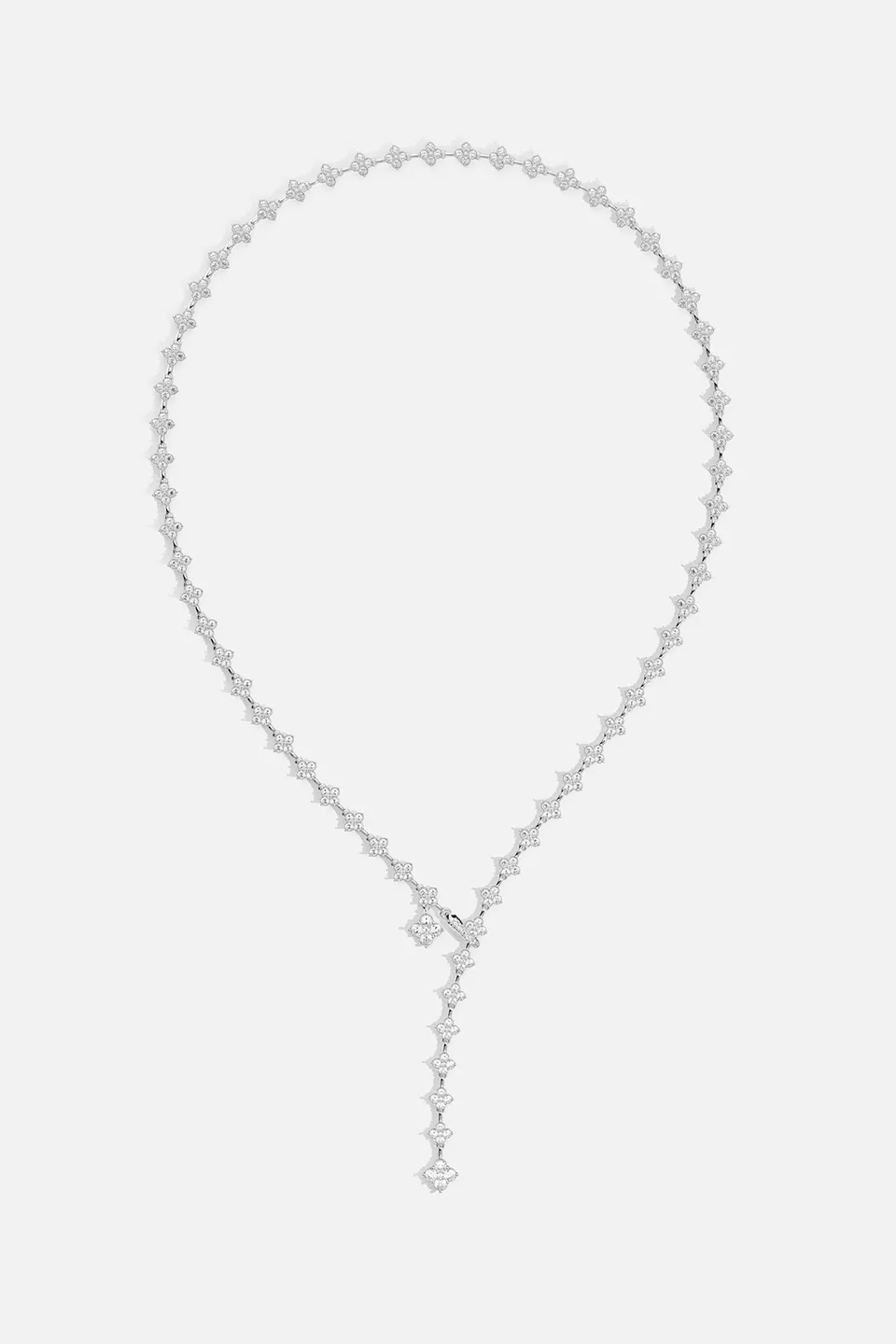 APM Monaco Lumière Éclat collier blanc réglable 38-50 cm