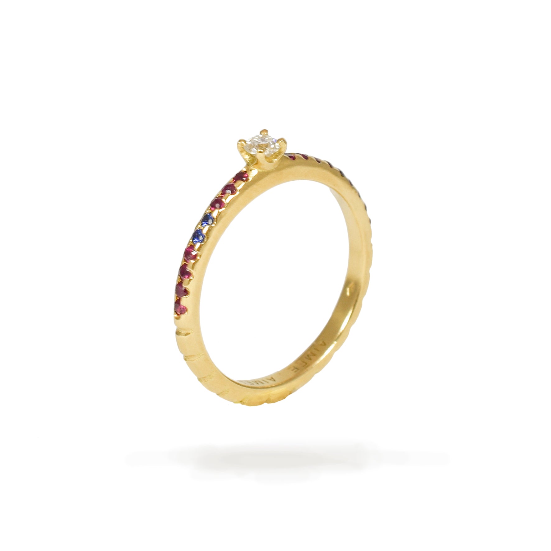 Aimée Aimer Spicy Love Bague or jaune diamant taille 52