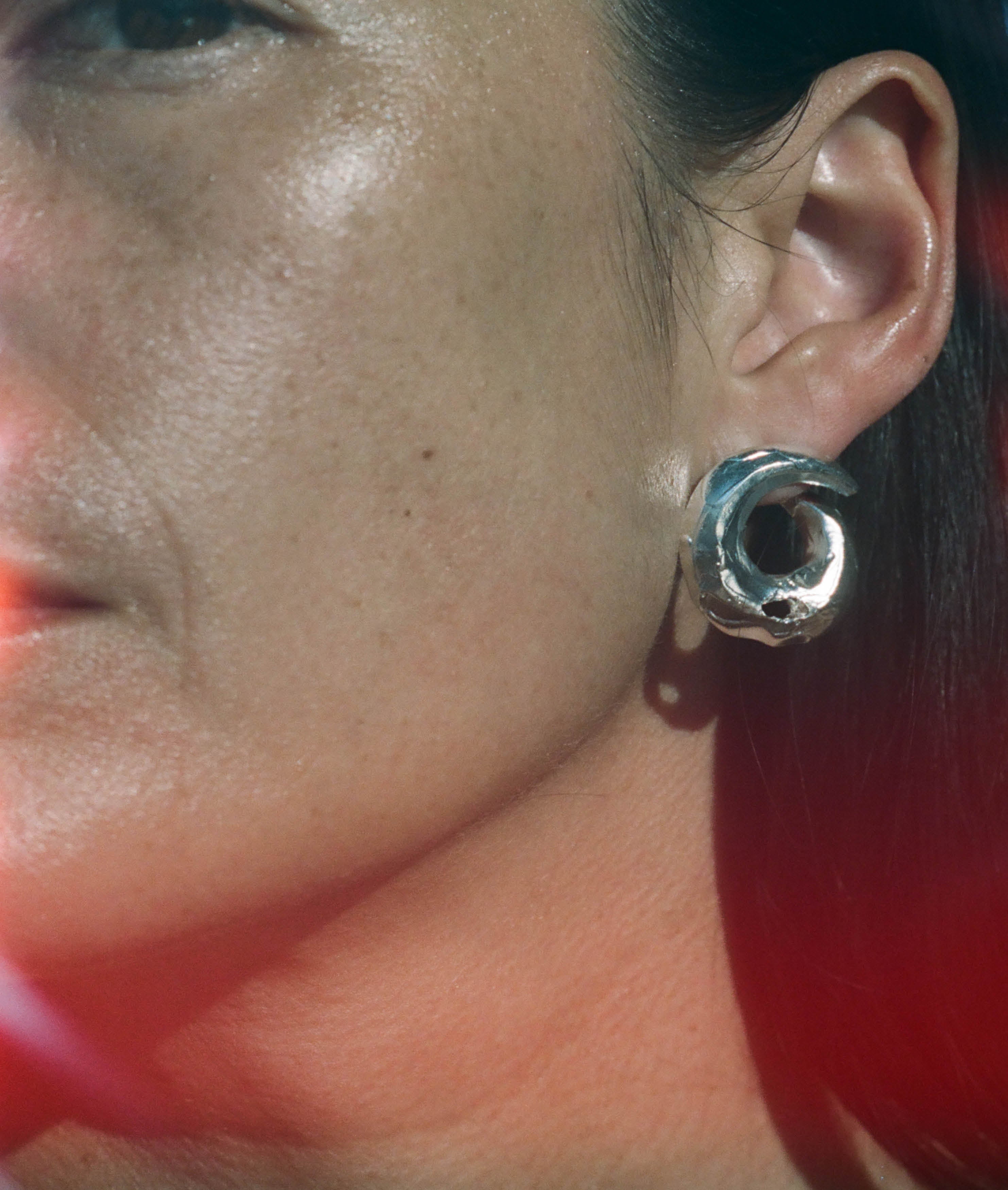 Alighieri Rebirth boucles d’oreilles argent recyclé sculptural