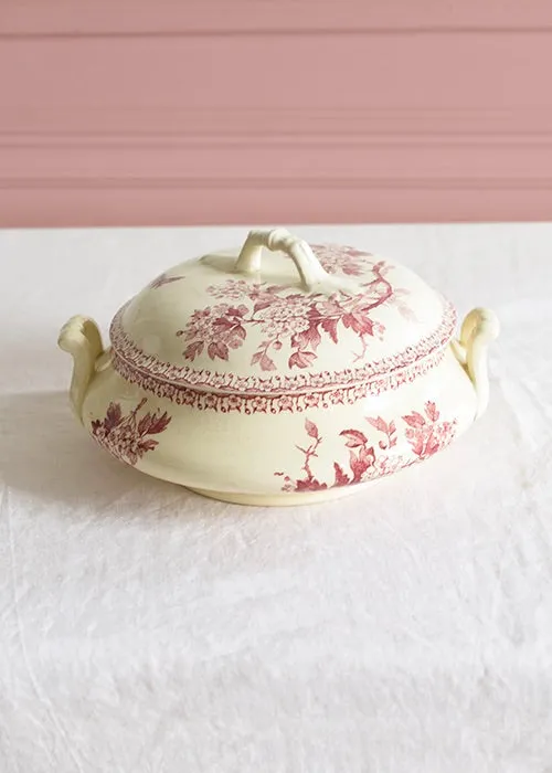 Aimée Aimer Aubépine plat légumier Gien terre de fer