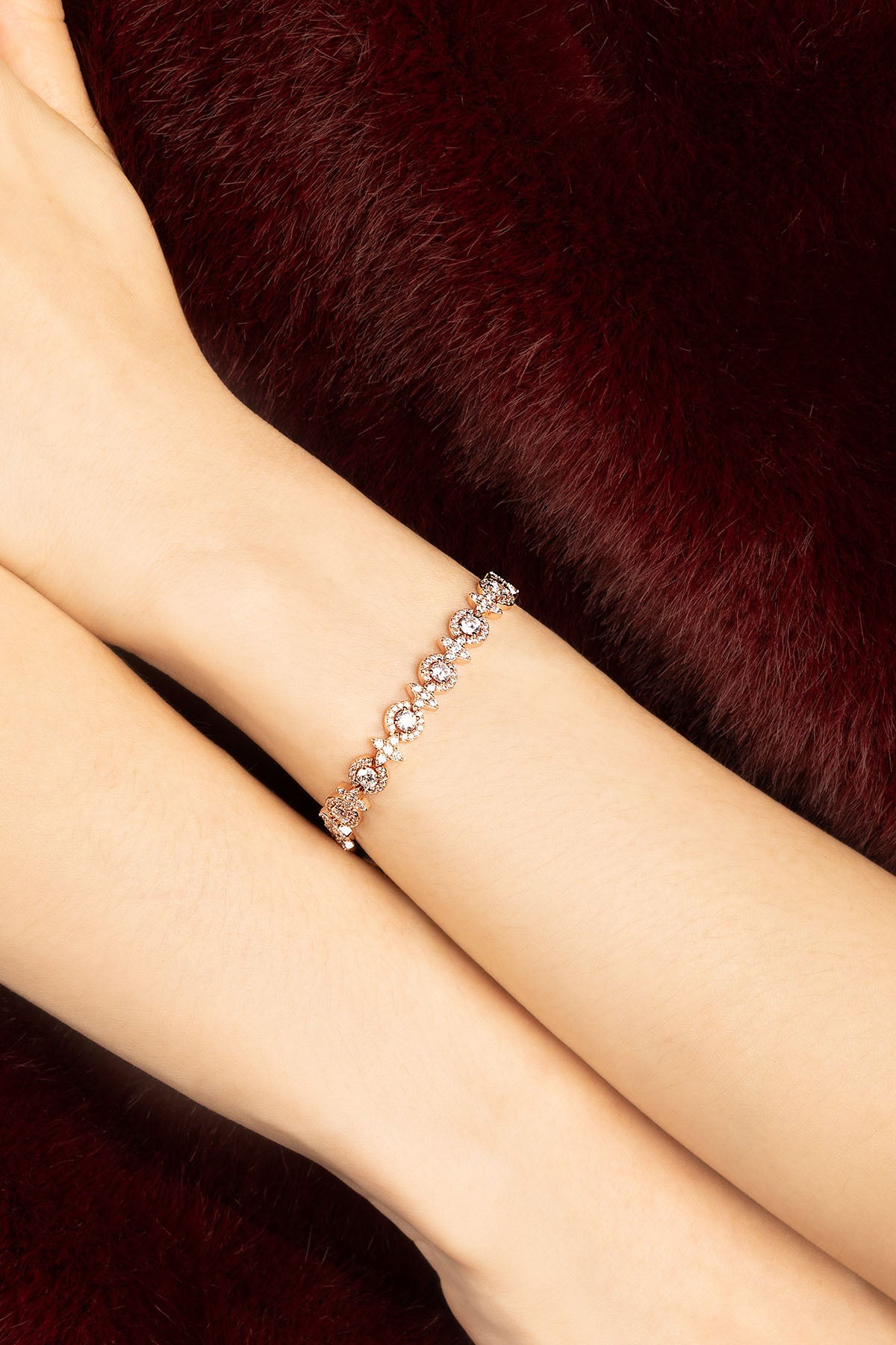 APM Monaco Météorites Glamour bracelet or rose Taille M
