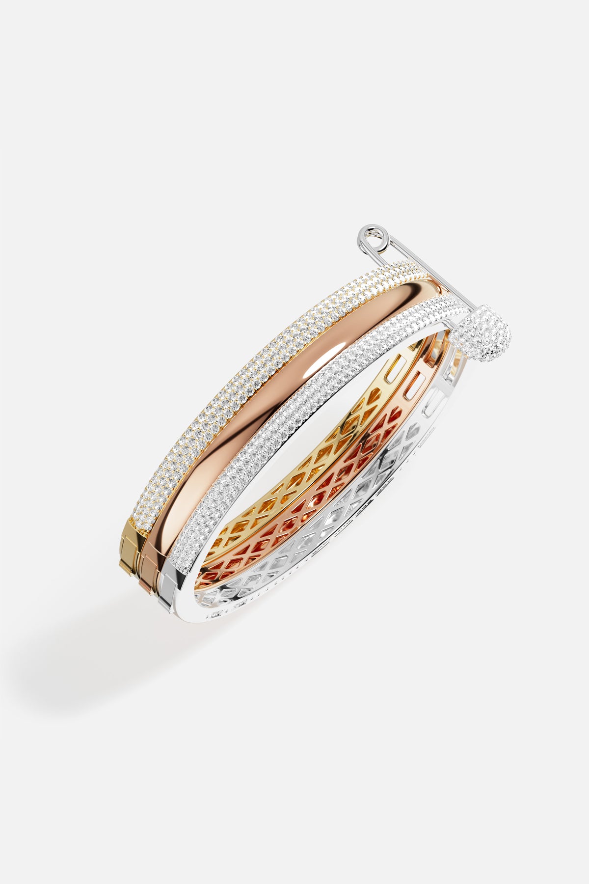APM Monaco Morse Code Baby XL bracelet tricolore