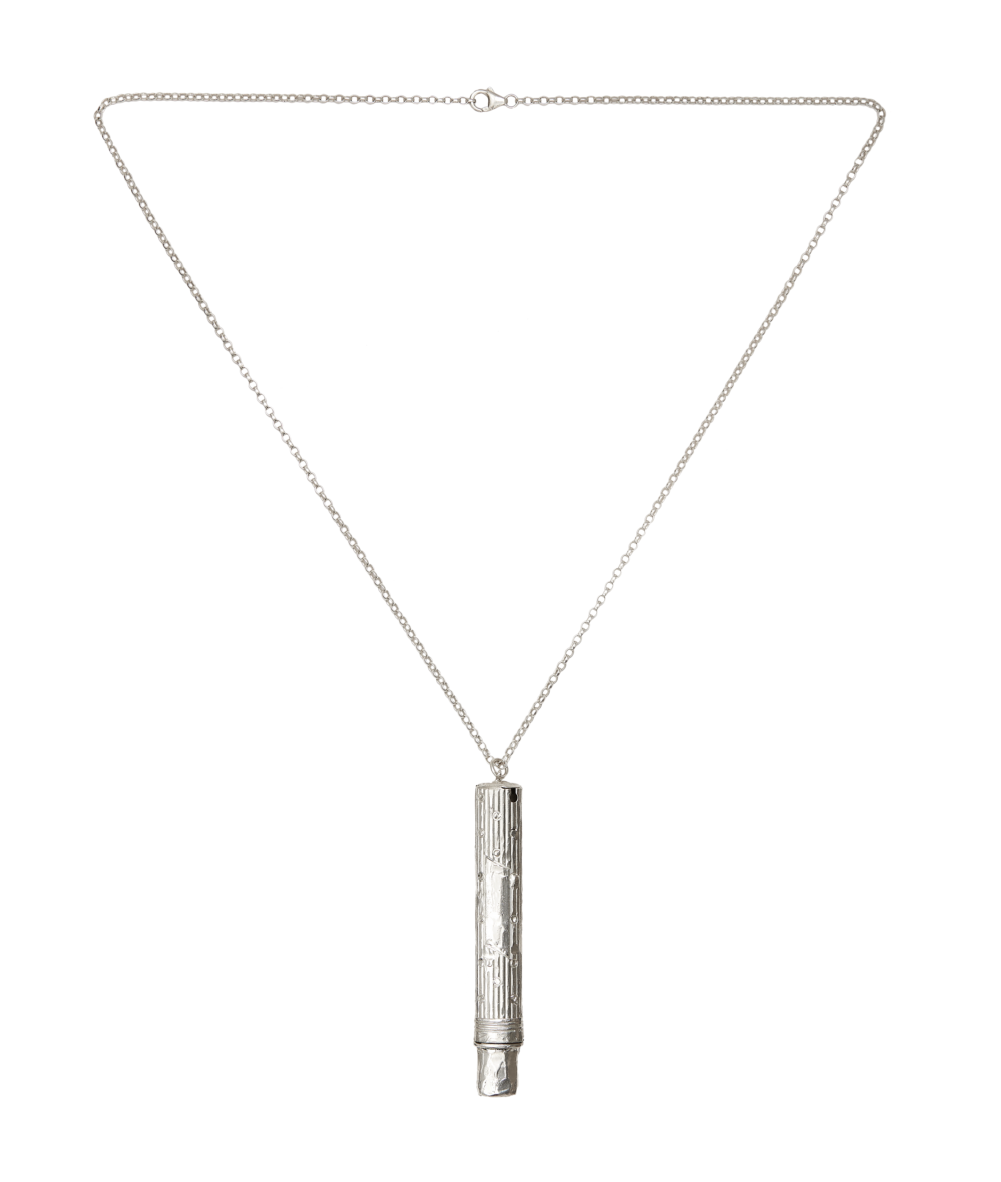 Alighieri Annotator collier argent crayon rouge gravable