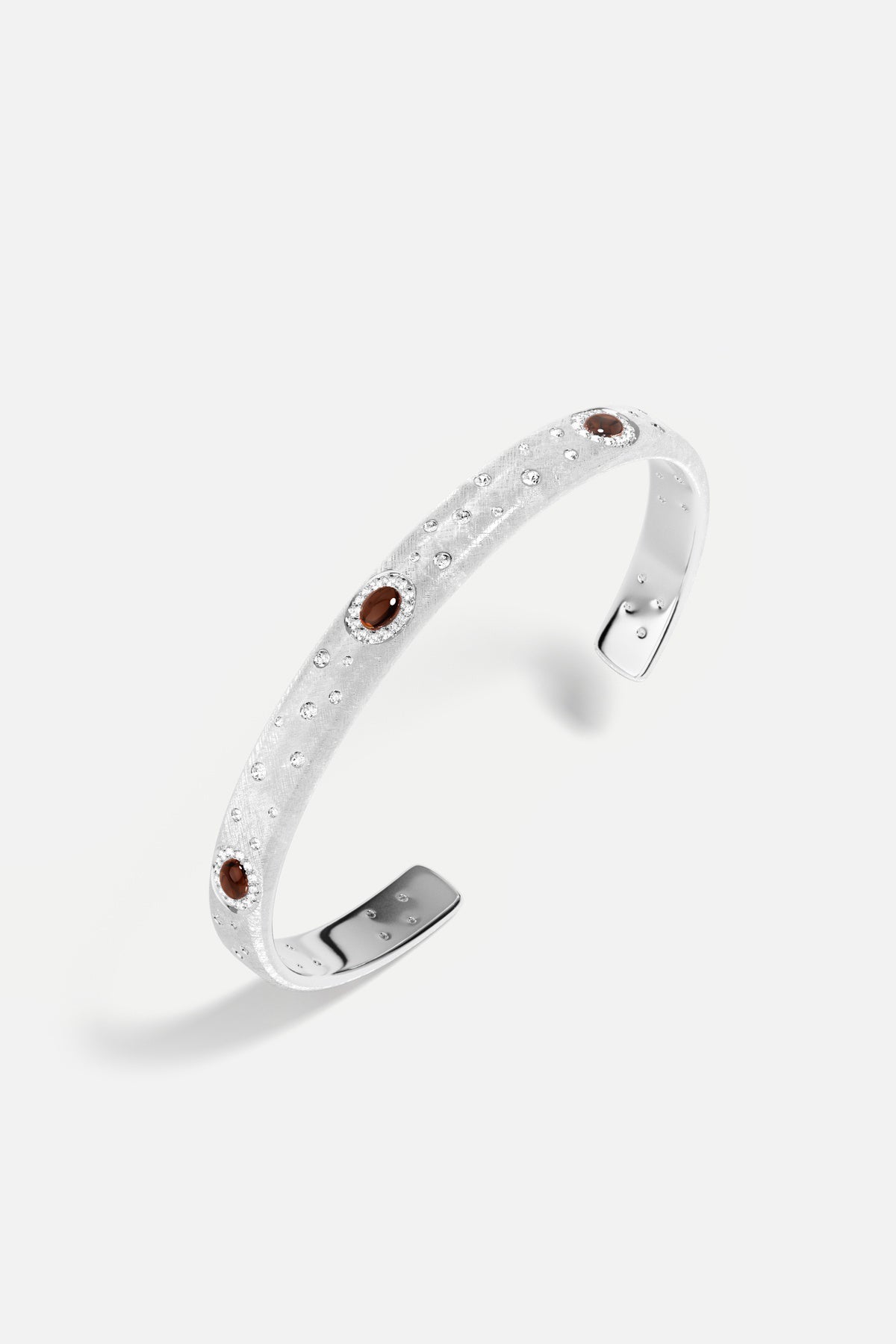 APM Monaco Automne Les Cabochons bracelet jonc bordeaux
