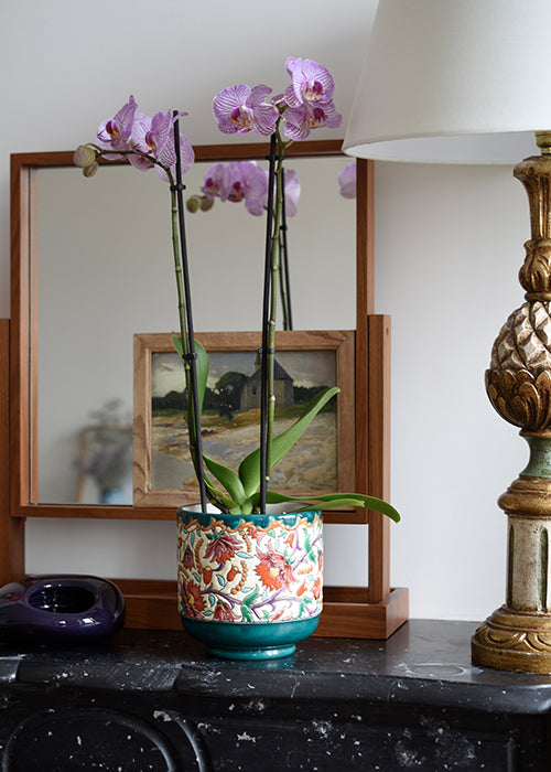 Aimée Aimer Vases Emeraudes cache-pot fleurs émeraude 15 cm