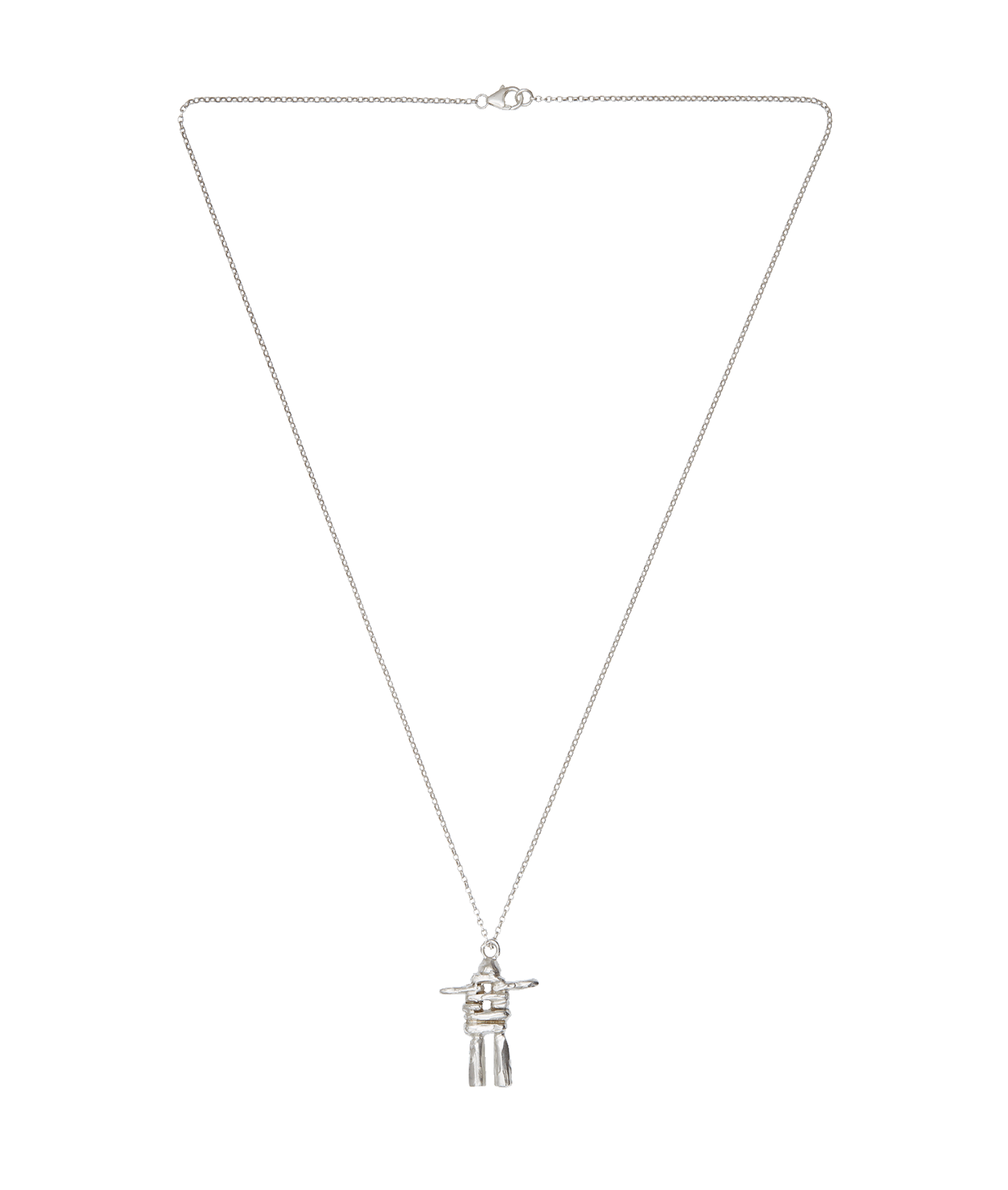 Alighieri The Skeleton of the Self collier argent sterling