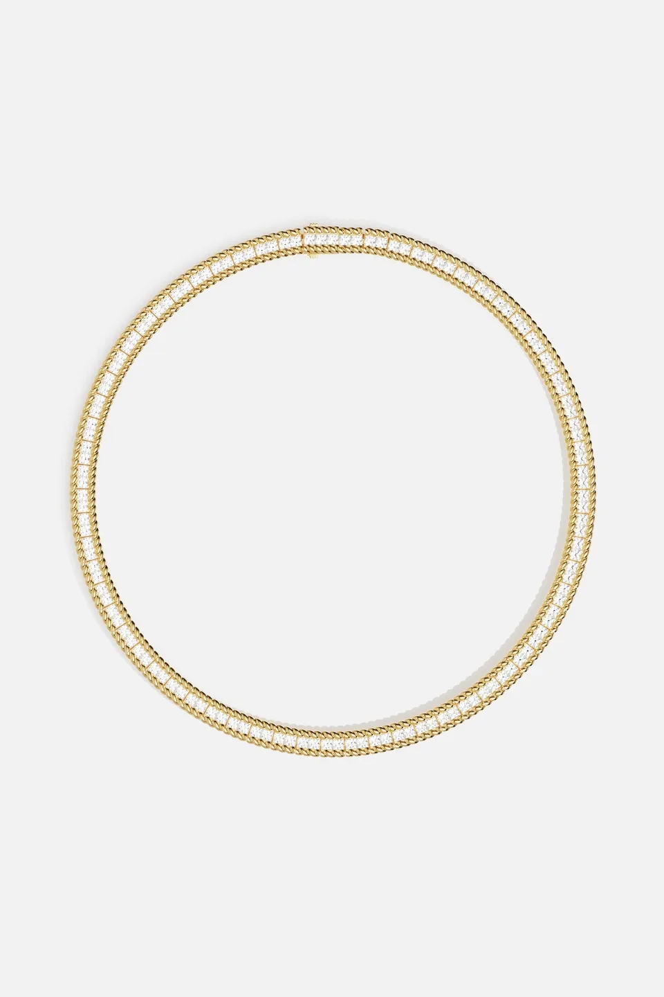APM Monaco Yacht Club Cordage Collier choker doré Taille S