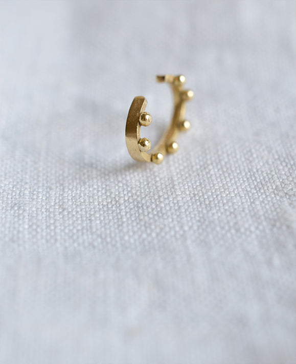 Aimée Aimer Grains bague d'oreille or jaune taille unique