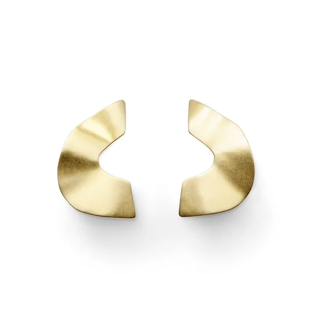 Aimée Aimer Ellipse Boucles Or Jaune Paire 3 cm