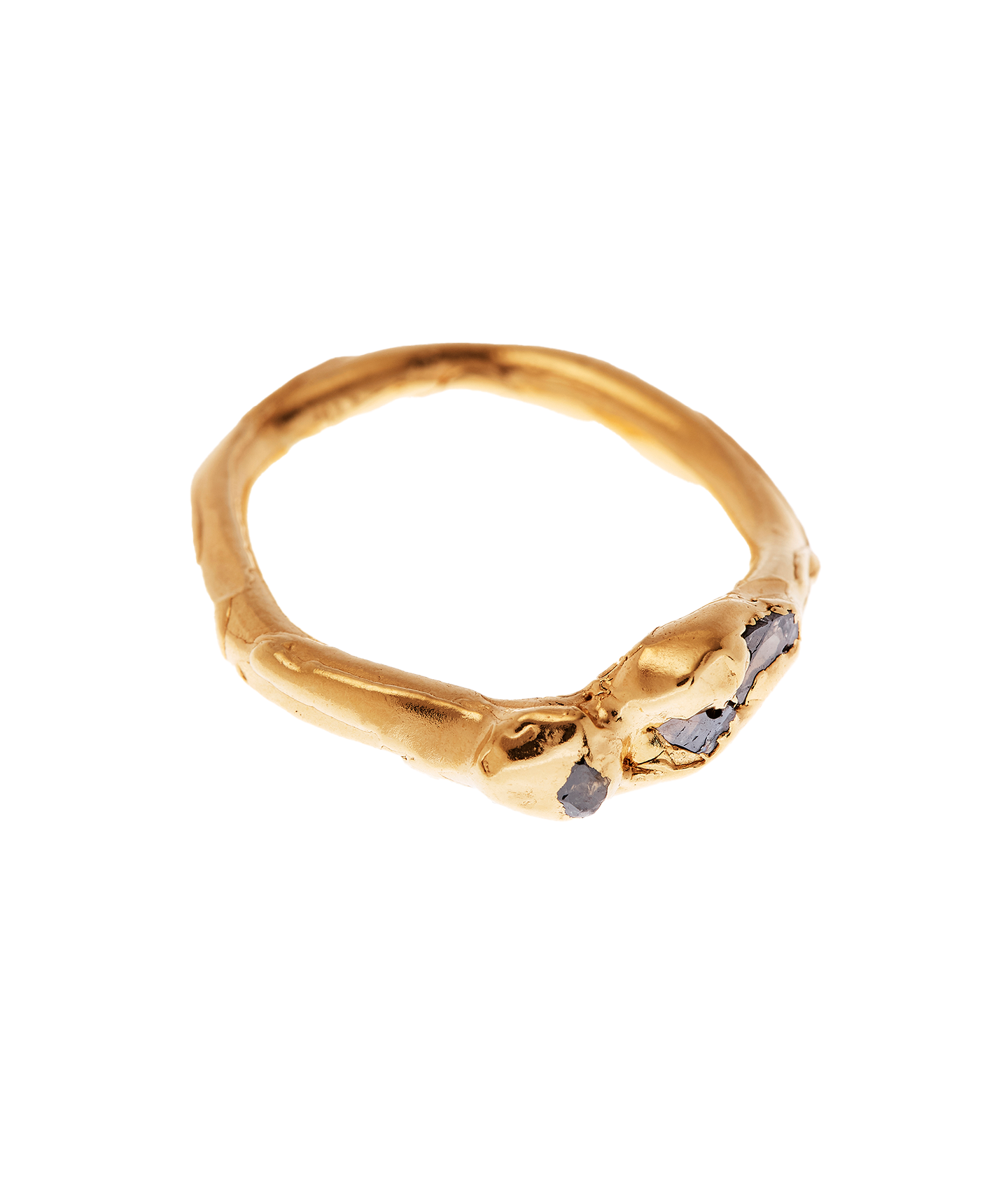 Alighieri Rings Unwinding Dream bague or massif diamant