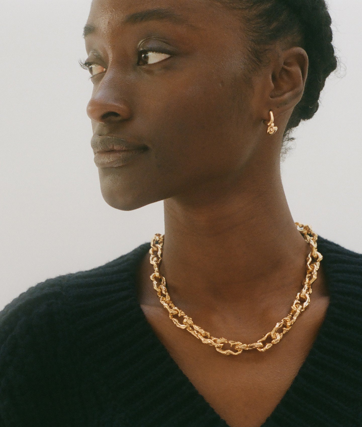 Alighieri Selva Oscura Choker collier ras de cou plaqué or