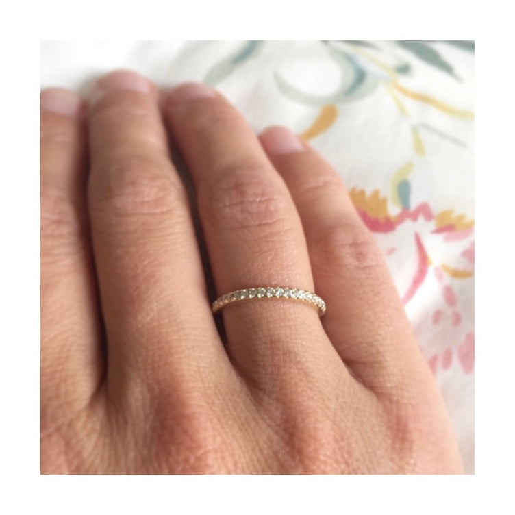 Aimée Aimer Bagues Bague Infini Or jaune diamants taille vérifiée