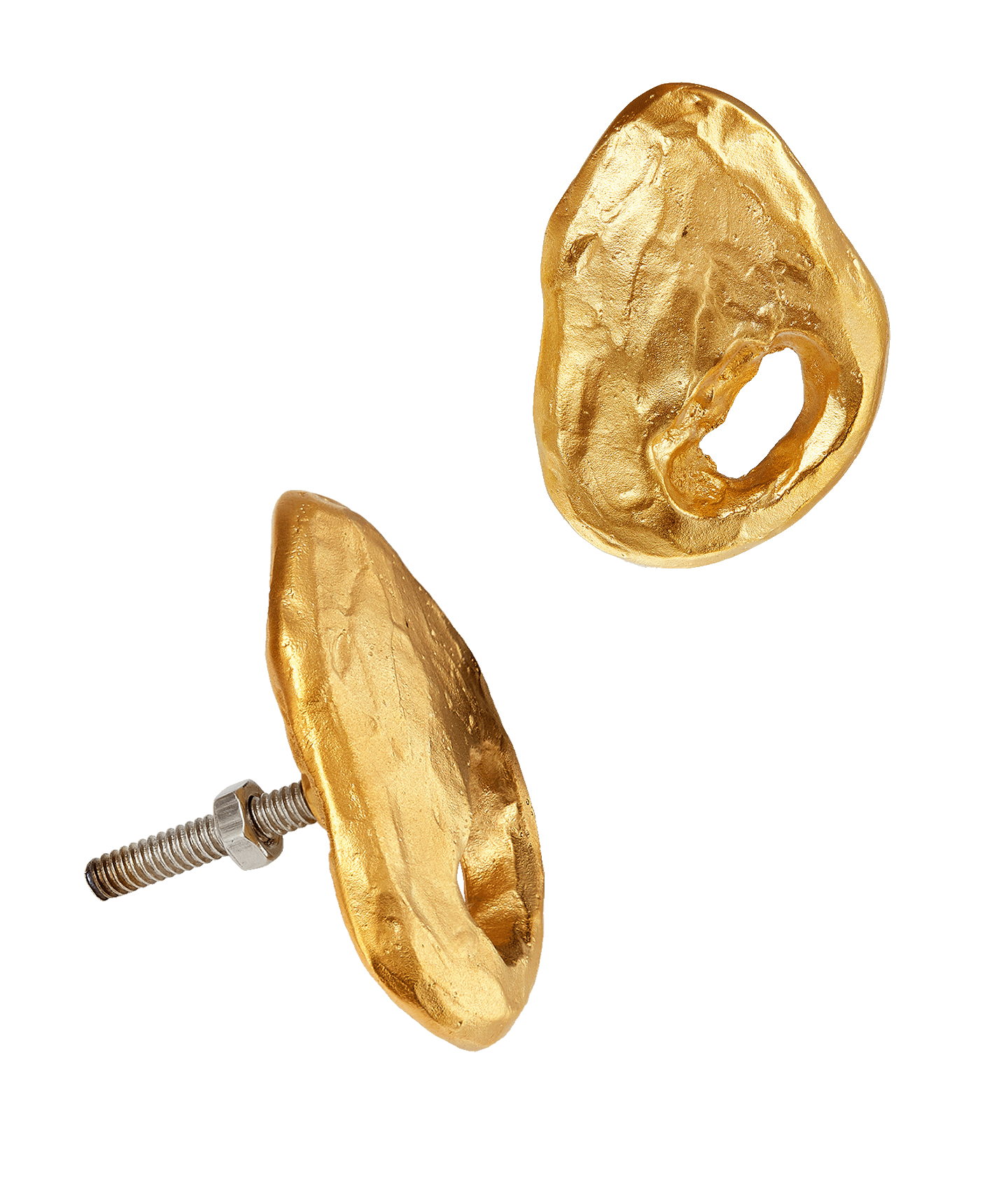 Alighieri CASA Door Handles Poignée Porte Laiton Doré Lot 2