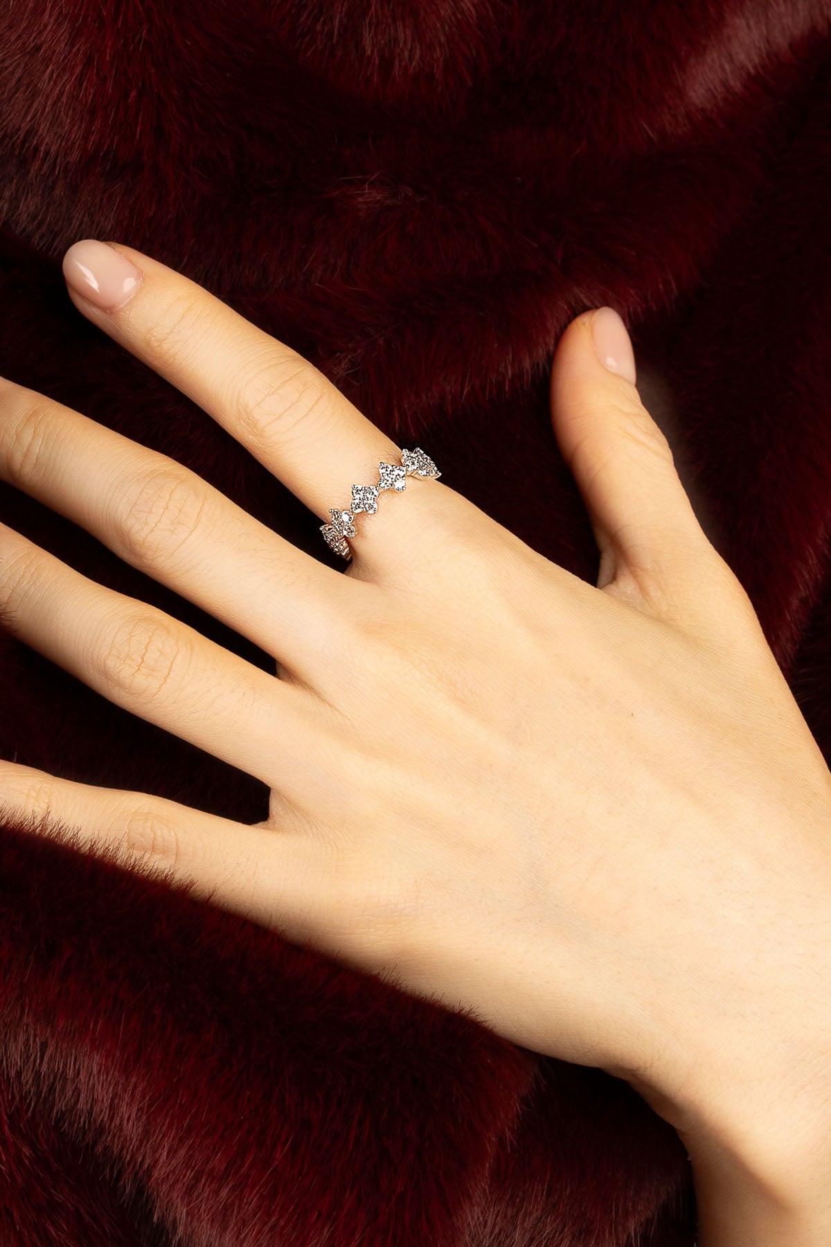 APM Monaco Lumière Éclat bague argent blanc 6,2 mm