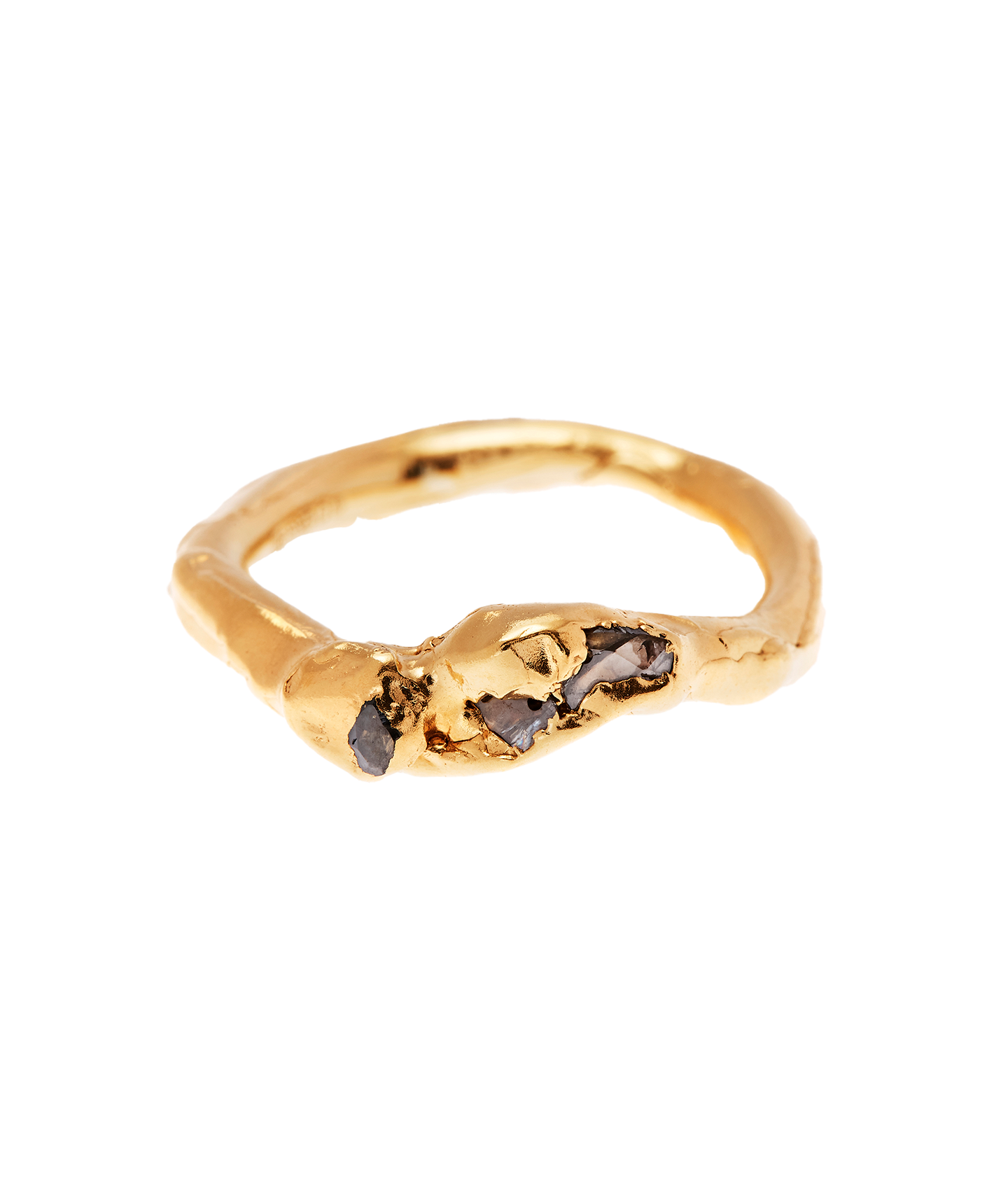 Alighieri Rings Unwinding Dream bague or massif diamant