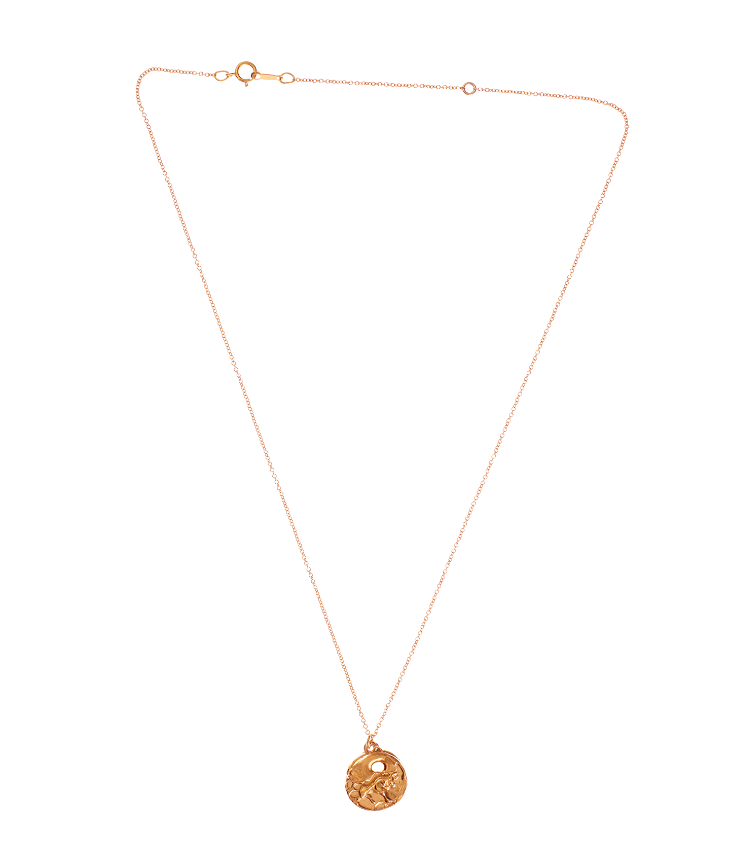 Alighieri Taurus Medallion collier zodiaque plaqué or