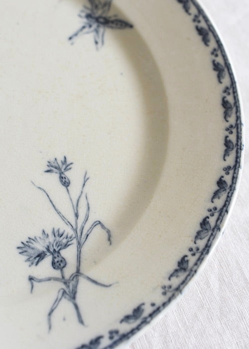 Aimée Aimer Assiettes Terre de fer papillon lot 9 x 24 cm