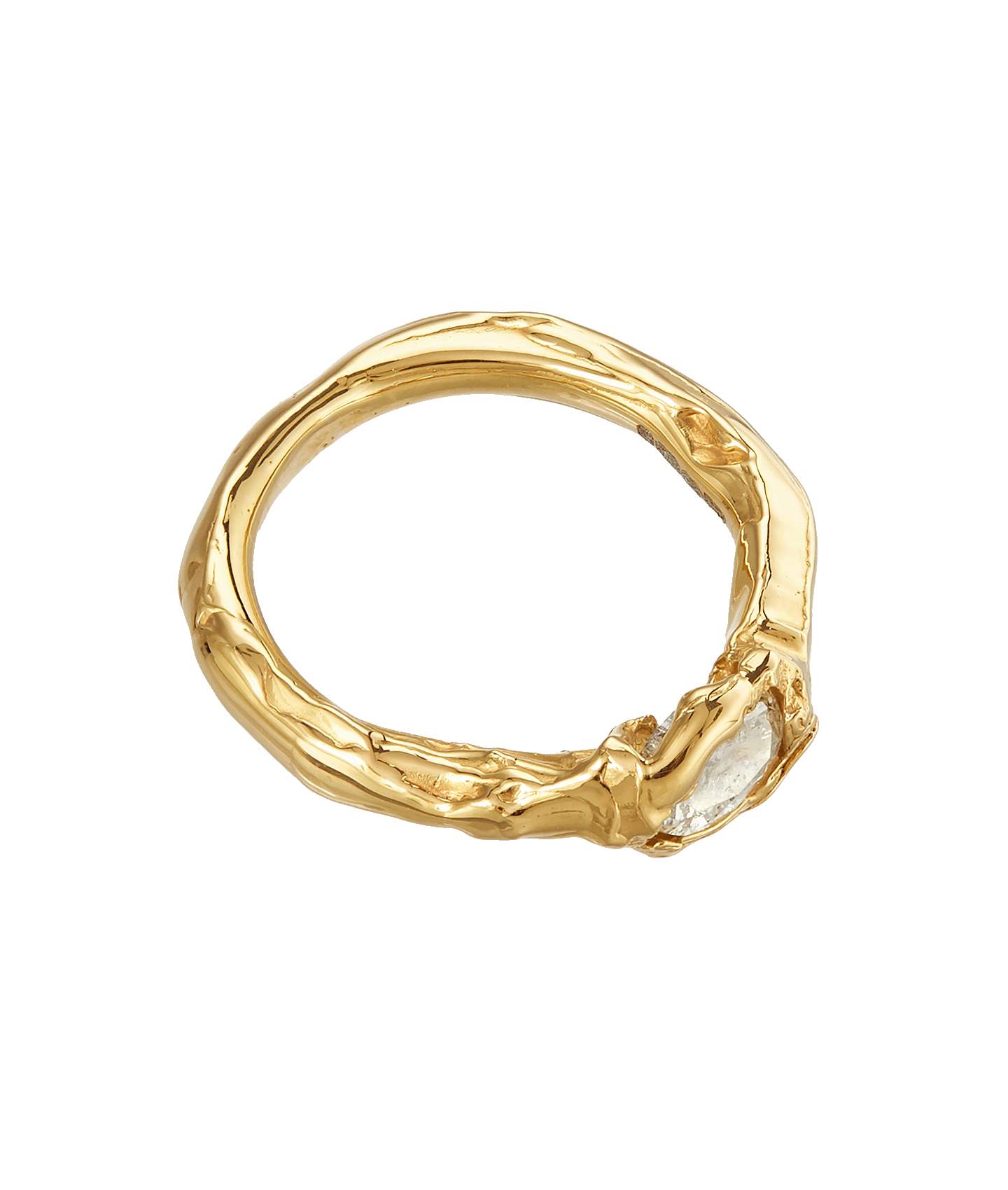 Alighieri Night's Infatuation bague diamant or 9 carats