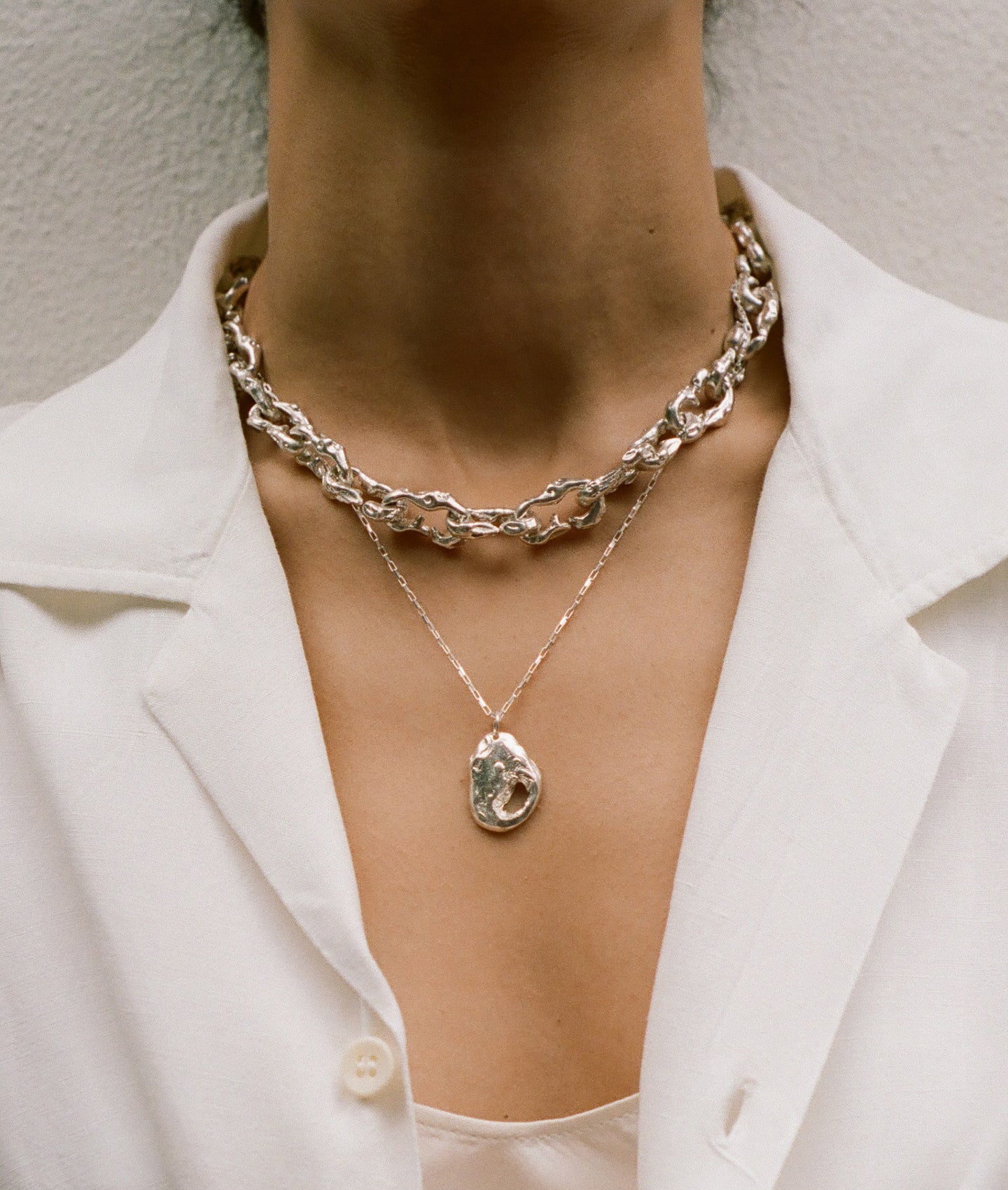 Alighieri The Clouds in your Mind collier argent massif amulette